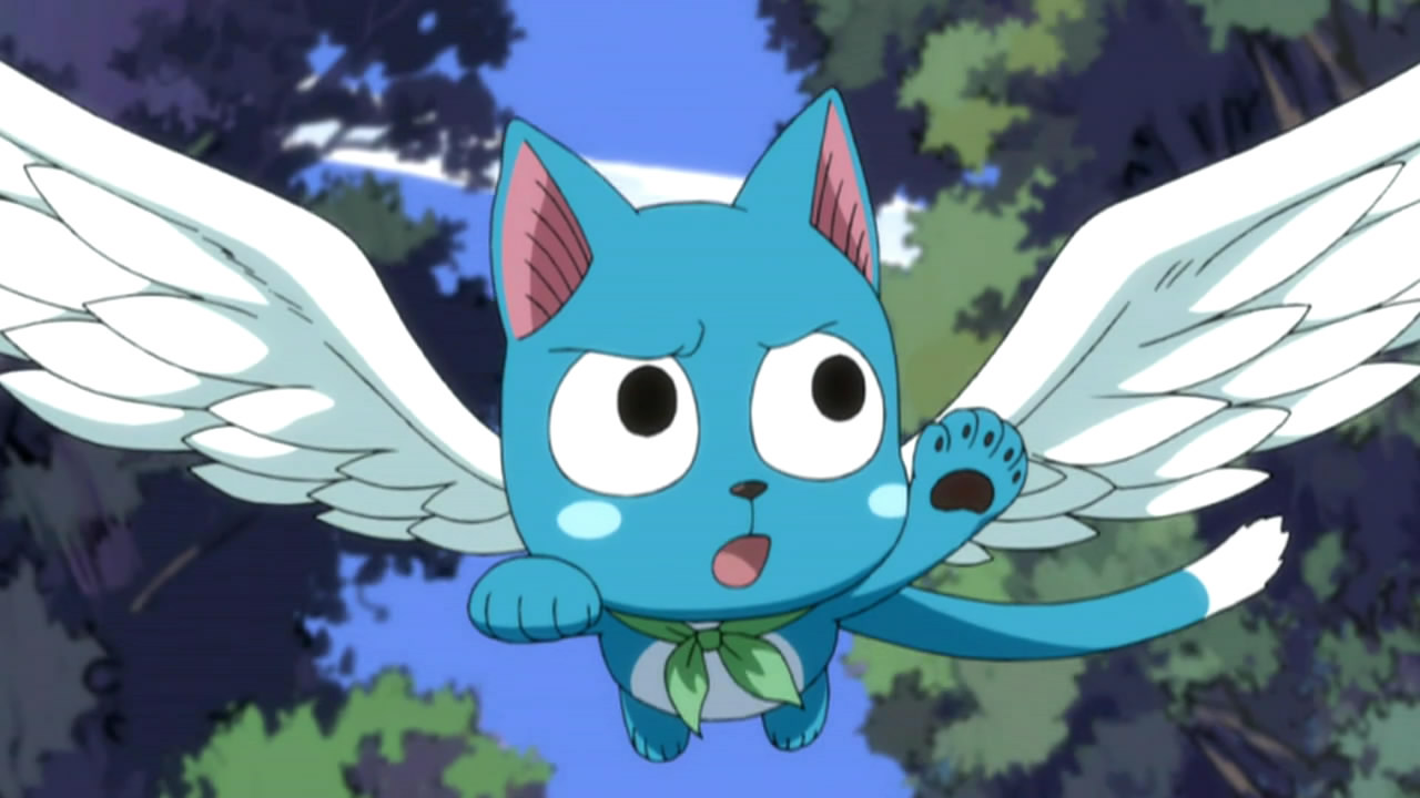 Happy - Fairy Tail | 10 Iconic Anime Cats | Zestradar