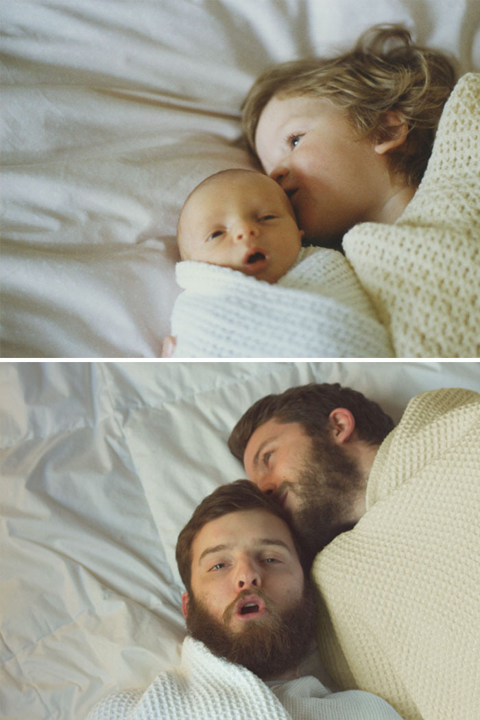 #1 | 20 Hilariously Recreated Childhood Family Photos | Zestradar