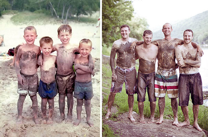 #10 | 20 Hilariously Recreated Childhood Family Photos | Zestradar