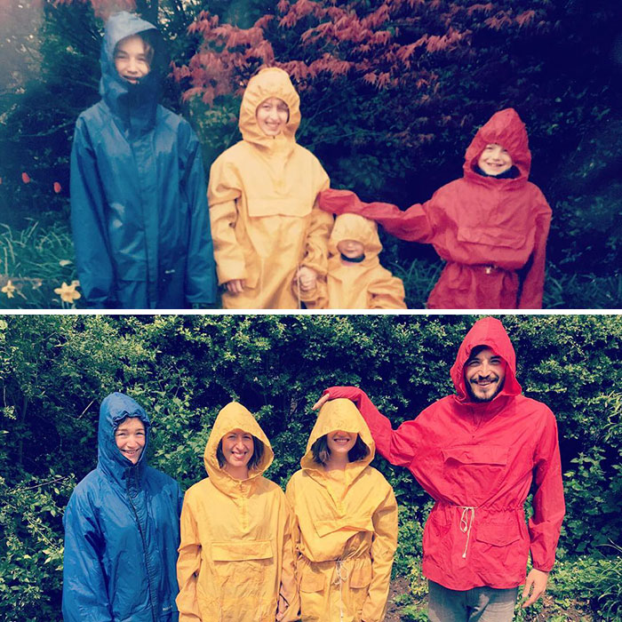 #13 | 20 Hilariously Recreated Childhood Family Photos | Zestradar