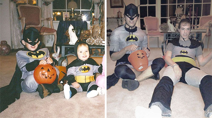 #10 | 20 Hilariously Recreated Childhood Family Photos | Zestradar