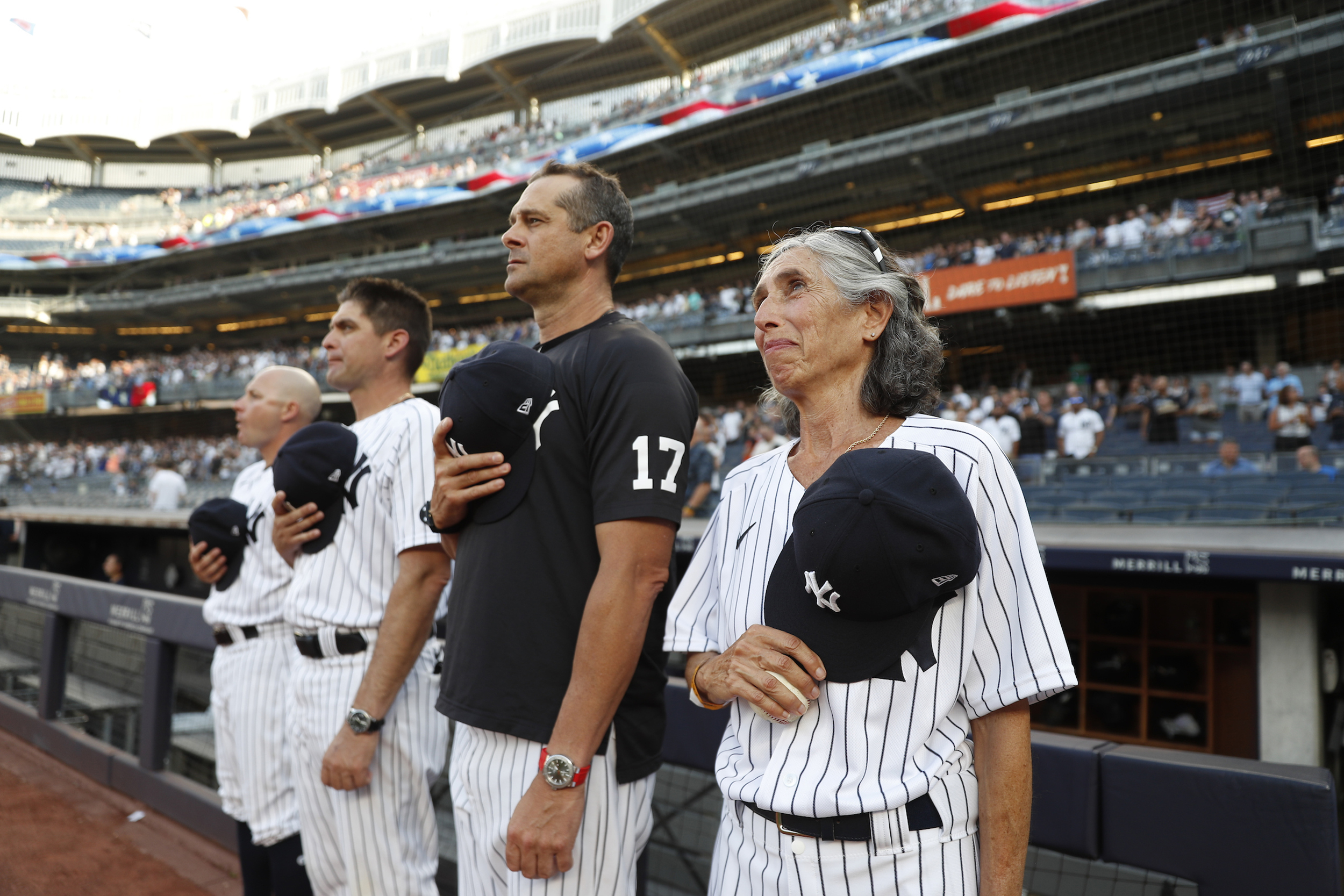 #6 Gwen Goldman | 70-Year Old Woman Finally Becomes Yankee Bat Girl After Being Rejected in 1961 | Zestradar