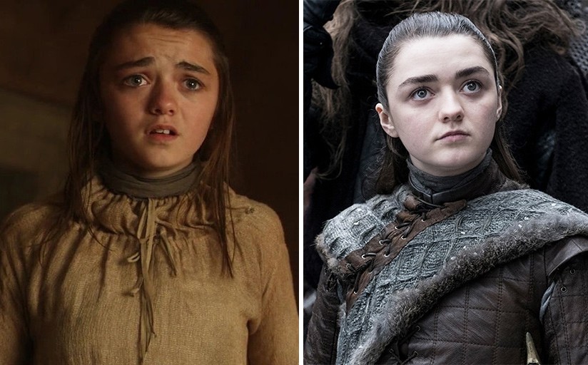 Arya Stark - Game of Thrones | 10 Iconic Characters and How They've Changed by the Last Seasons | Zestradar