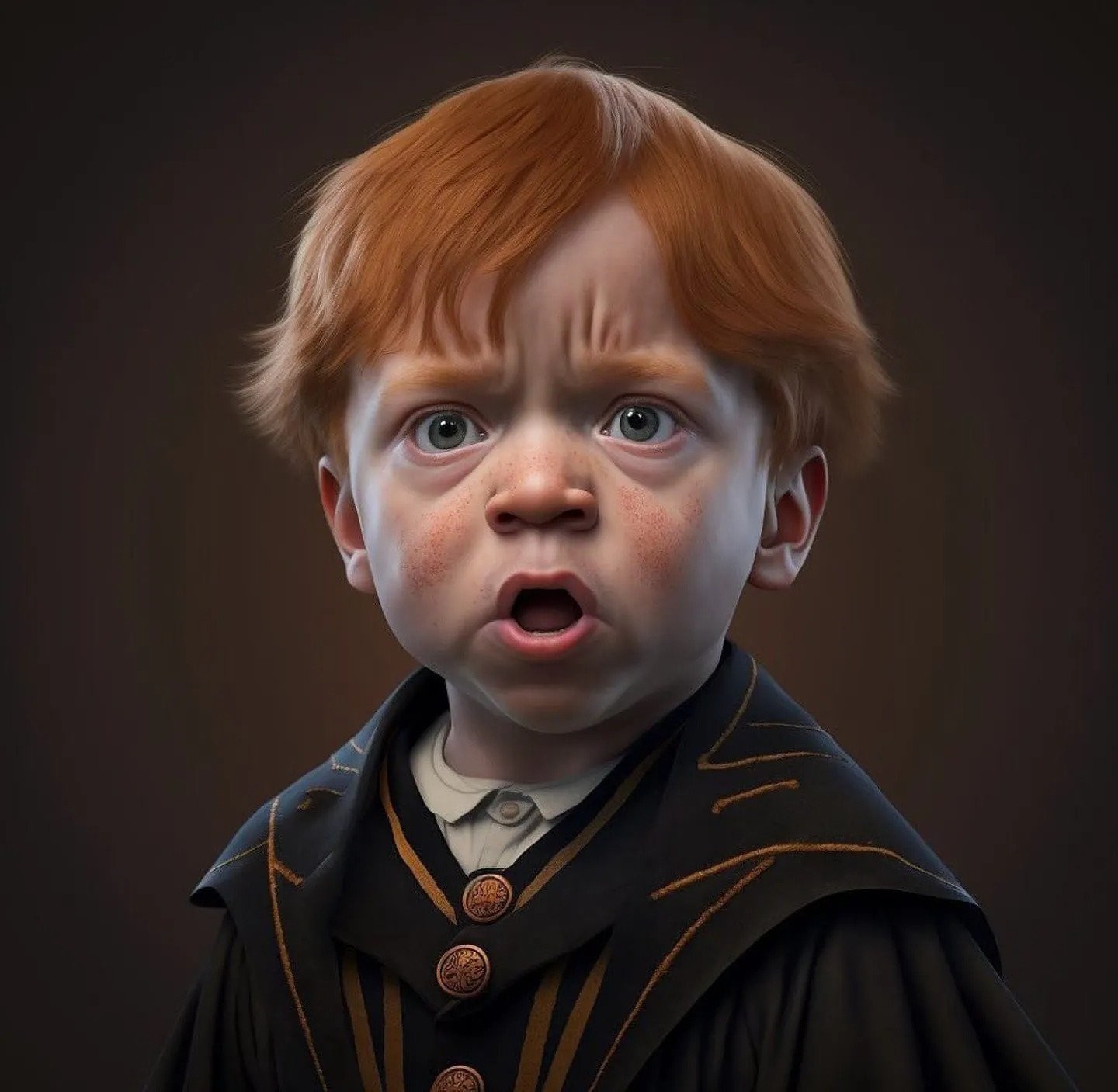 #3 | Нейросеть показала, как бы выглядели персонажи из «Гарри Поттера» в детстве | Zestradar