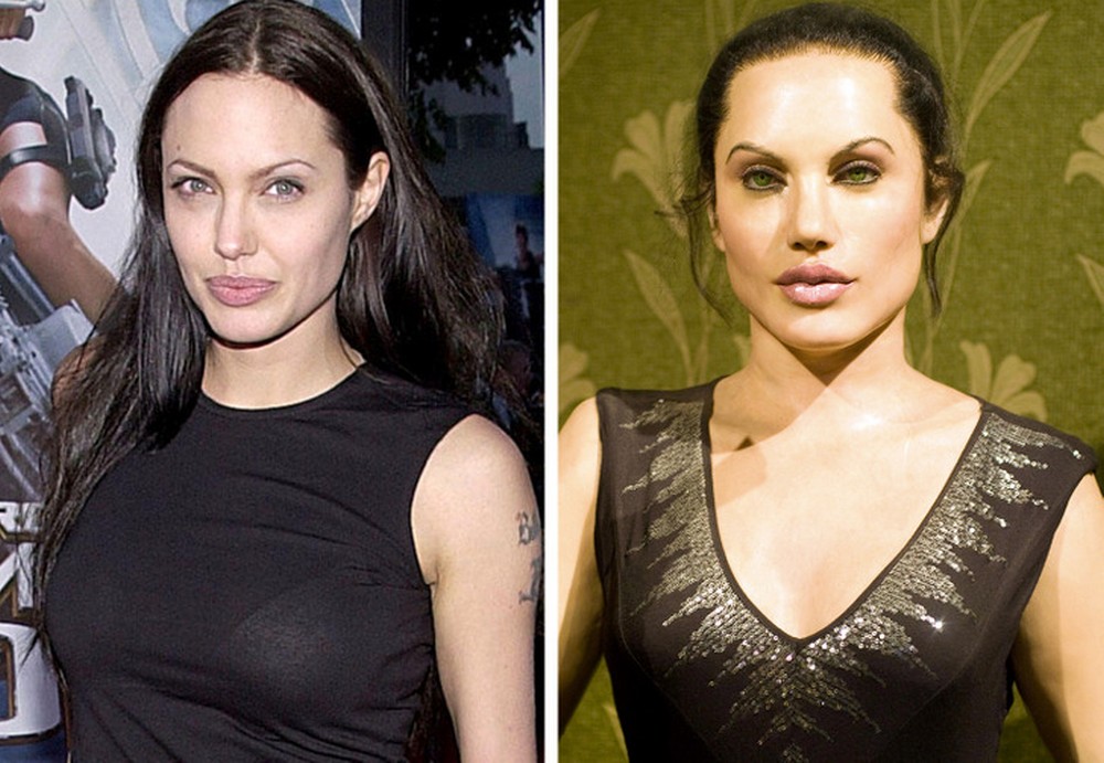 Angelina Jolie | The Funniest Celebrity Wax Statue Fails | Zestradar